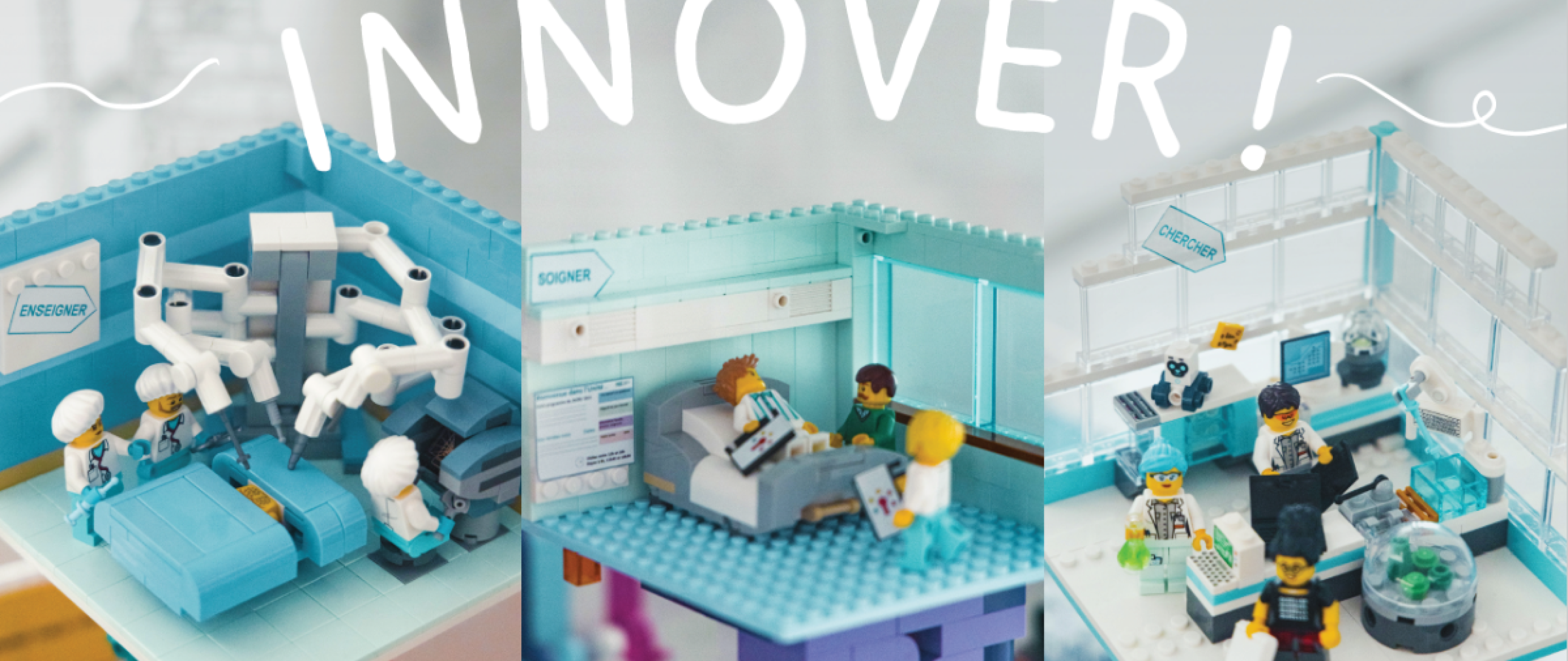 Image véhiculant l'innovation via un montage de modèle Lego